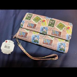 Mundi Big Fat Wallet RFID Block Checkbook Wallet